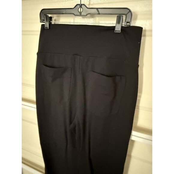 CAbi Chance Wide Leg Pants Style 1208 Black Pull On Stretch Dressy Size L - Picture 8 of 13